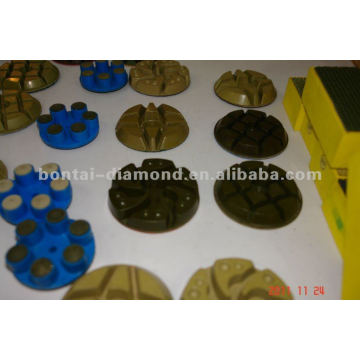 Polishing pad for concree and stone